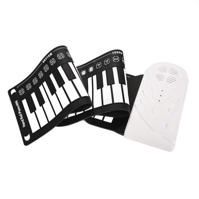 Clavier Piano Pliable 61 Touches, Roll-up Soft Silicone Piano Clavi
