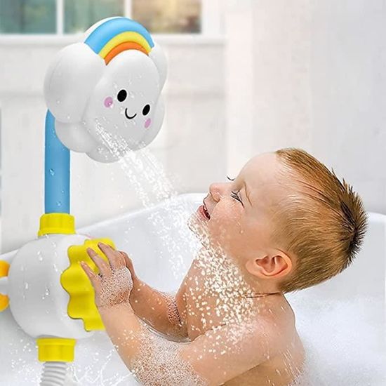 Jouets de bain bébé jeu d'eau nuage modèle robinet de douche jet d