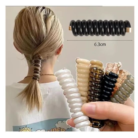 Lot De 50 élastiques à Cheveux Pour Filles - Tissu Doux Pour Queues De Cheval - Multicolores