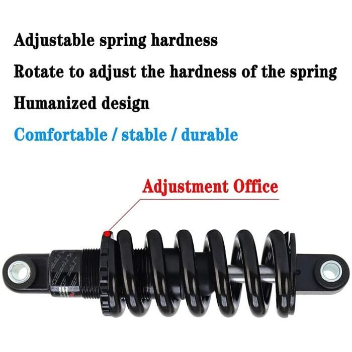 125mm 150mm 165mm 190mm VTT Amortisseur Arriere Velo Amortisseur Arriere Suspension VTT Ressort 200 Lbs 250 Lbs 300 Lbs 35 J651 Cdiscount Sport