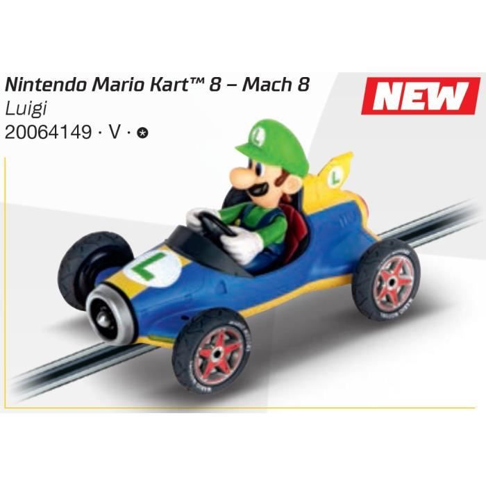 Voiture Carrera Go!!! Nintendo Mario Kart™ 8 - Luigi - Garçon - Circuit  Carrera Go!!! - Intérieur - 6 ans - 1/43 - Cdiscount Jeux - Jouets