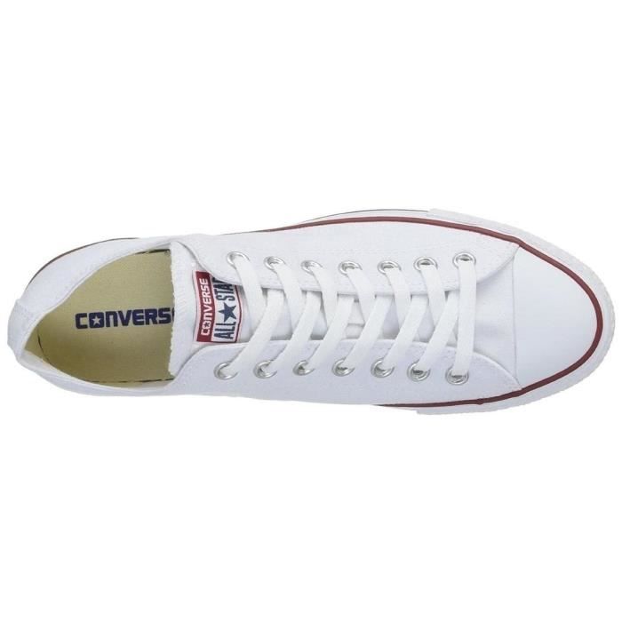 Baskets mode Baskets femme converse all star ox f 43 Blanc
