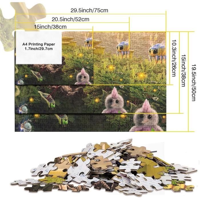 Animal Puzzle 500 Pieces Adultes Et La Jeunesse Owls Wildlife Puzzle Jeu D'Intelligence De L'Art