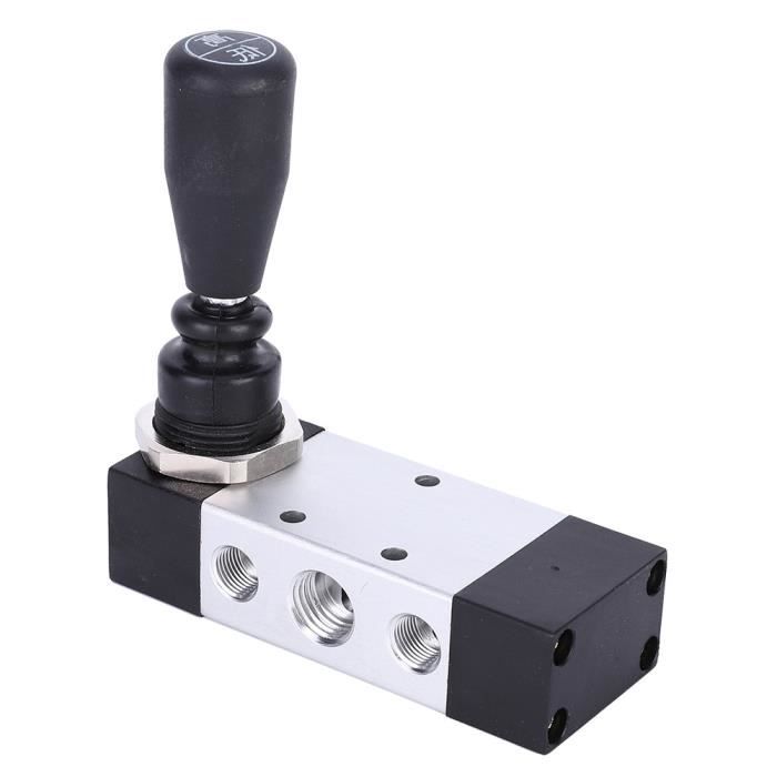 Vanne à Pied Pneumatique 3 Voies 2 Positions 4F210-08G - Interrupteur Pédale Air Comprimé G1/4