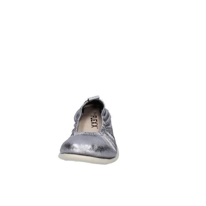 Ballerines Femme THE FLEXX Cuir Argent t Argent