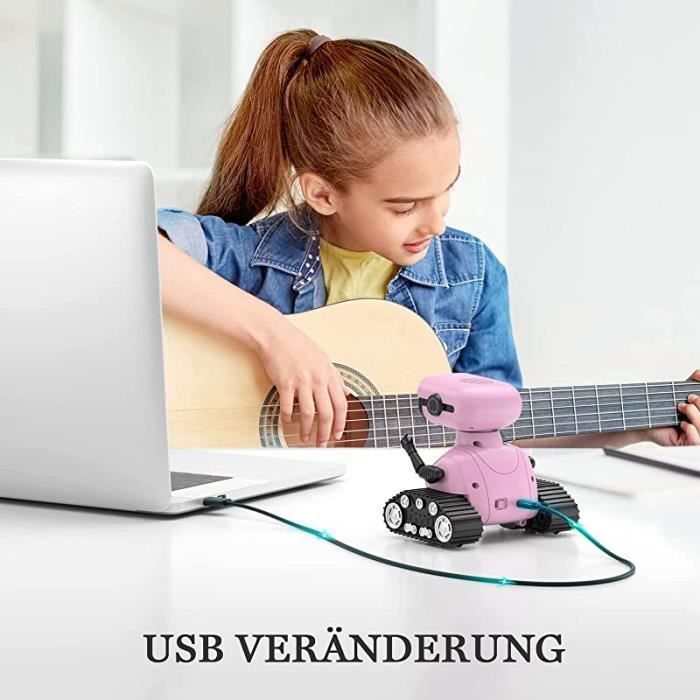 Robot Dansant Télécommandé Avec Lumières Et Musique - Jouet éducatif Pour Garçons Et Filles Dès 3 Ans