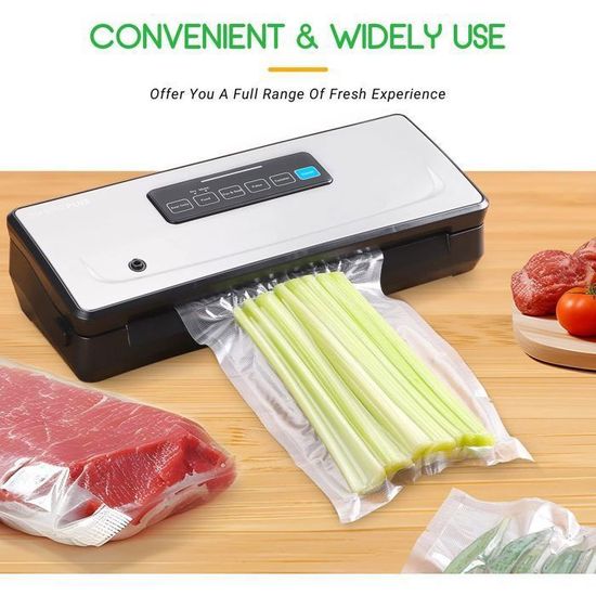 INKBIRD Machine Sous Vide Alimentaire,Appareil de Mise Sous Vide,Coupeur Intégré,7 Modes de INKBIRD Machine Sous Vide Alimentaire,Appareil de Mise Sous Vide,Coupeur Intégré,7 Modes de