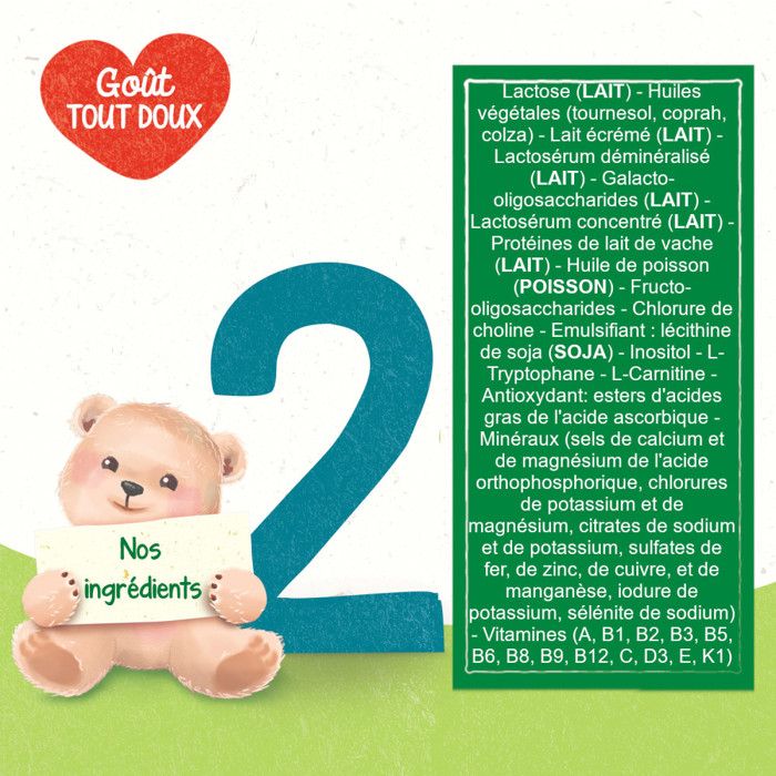 BLEDINA - LAIT EN POUDRE 2ème AGE BLEDILAIT BLEDIGEST Boite de 820g