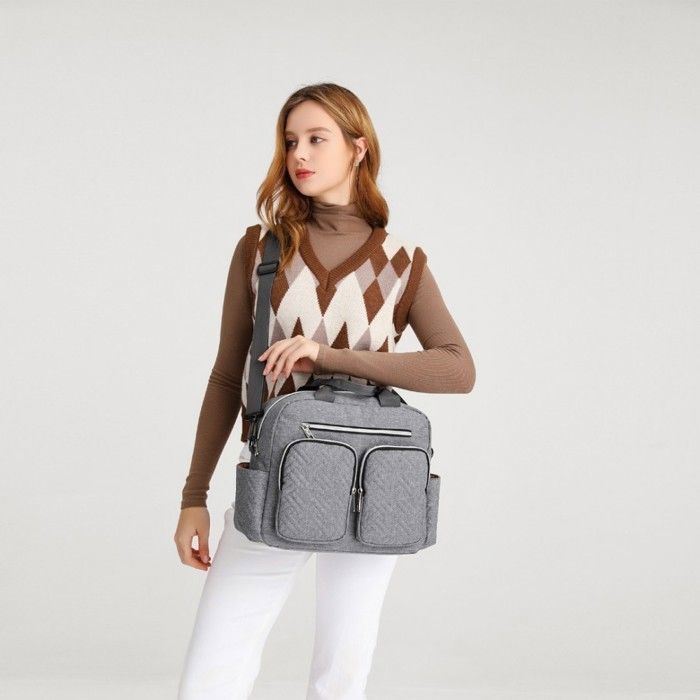 Kono Organiseur De Sac à Main Pour Femme Gris E6876 - Poches Multiples, Pliable Et Léger - Accessoire Pratique