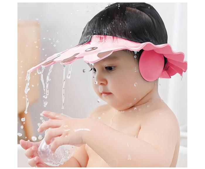 IBLUELOVER Bonnet De Douche Bébé Chapeau Douche Bébé Réglable
