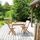 Salon de jardin en bois 2 places