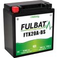 Batterie Fulbat GEL SLA FTX20A-BS GEL 12V 18AH 270 AMPS 150x57x161 + Gauche-0