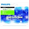 Philips 924587044220 EcoHalo Crayon R7s 78 mm 48 W 1BL/10 Ampoules à  Economie d'énergie 230V-0