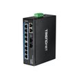 TRENDNET Commutateur Ethernet TI-G102 10 Ports - 2 Couches supportées - Modulaire - Paire torsadée et Fibre Optique-0