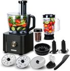 TopStrong Robot culinaire ,1100 W,11 en 1,hachoir,pâte,mixeur, presse-agrumes, moulin à café, bol de 3,2 L, Classe énergétique A+++