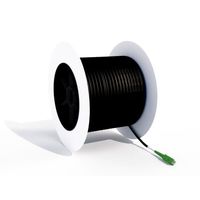 Elfcam® -Câble à Fibre Optique pour Extérieur, Simplex Monomode SC-APC à SC-APC 5,0mm, Compatible avec Orange Livebox, SFR La(200M)
