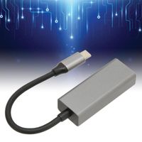 HURRISE Adaptateur USB C vers Ethernet Gigabit 1000Mbps Type C