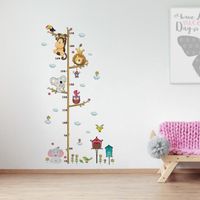 Adhésif mural autocollant pour tableau de hauteur pour enfants Decoration Décoration de chambre d'enfant en pépinière pour