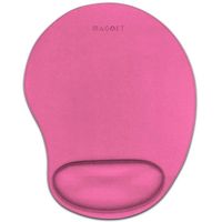 Magnet - Tapis de souris rose avec repose-poignet, mousse EVA, confort optimal, ergonomique