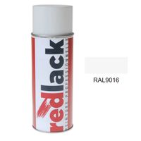 Redlack Peinture aérosol RAL 9016 Mat multisupport