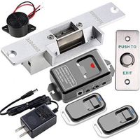 UHPPOTE Porte de contrôle d'accès avec gâche électrique récepteur sans fil et télécommande kit