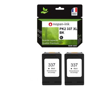 Kit De Cartouches D'encre Compatibles HP 337 XL & 343 XL - Pour Photosmart C4190 Et Autres - Multicouleur