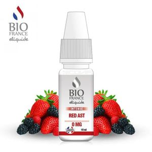 Pack 10 E-liquides Bio France Red Ast - 3mg
