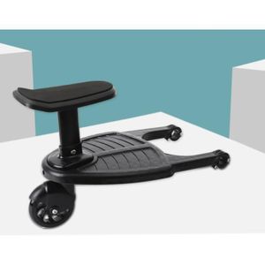 BMOT Pédale de Poussette Marche Pied Poussette Planche de poussette Pédale  auxiliaire Avec Siege jusqu'à 25 kg Noir - Cdiscount Puériculture & Eveil  bébé