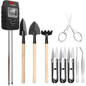 ALIMENTATION DE JARDIN kit de test de sol avec 9 outils bonsaï - capteur 