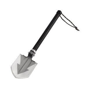 Noir lamta1k Pelle pliante militaire pelle de survie b/êche de camping outil multifonction de plein air