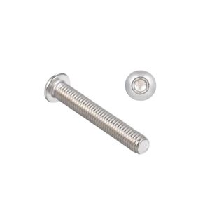 Homyl 10 Pcs M4 Boulon /à Plate /à T/ête Cylindrique En Alliage De Titane V/élo Vis Rondelle M4 x 15mm