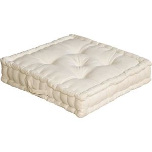 COUSSIN - MATELAS DE SOL Grand coussin de sol Lucas Ecru