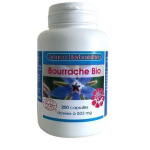 COMPLEMENTS ALIMENTAIRES - VITALITE HUILE BOURRACHE BIO 200 capsules dosées à 503 mg 0