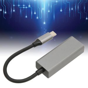 CÂBLE RÉSEAU  HURRISE Adaptateur USB C vers Ethernet Gigabit 100