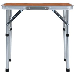 TABLE DE CAMPING FASHTROOM Table pliable de camping Aluminium 60x45