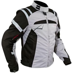 QQA Étanche pour Moto Scooter Rider Veste Blouson Moto Homme Sport avec Armure Protections homologuées CE 