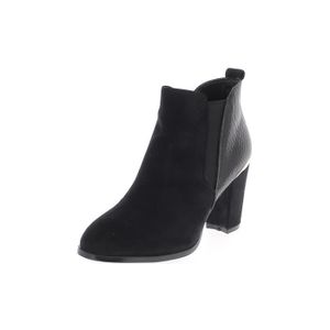 bottine talon epais