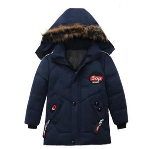 manteau garcon fourrure capuche