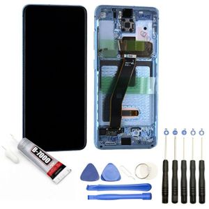 Original Ecran Complet LCD Orange Avec Châssis Pour Galaxy S20 FE G780f Relife Samsung