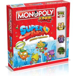 JEU SOCIÉTÉ - PLATEAU Jeu de société Monopoly Junior Superzings 2020 - V