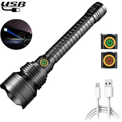 Mini Lampe Poche Led Rechargeable, 5000 Lumens 5 Modes D'Éclairage