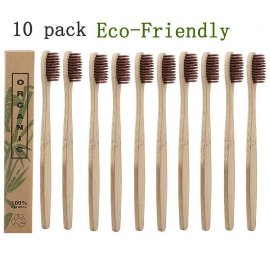Lot De 2 Mini Brosse à Récurer Ronde En Bambou Écologique – Kit Nettoyage Durable Vaisselle, Légumes, Salle De Bain