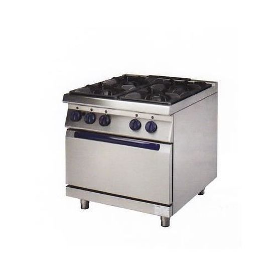 Cuisine Professionnelle Cuisiniere A Gaz 4 Feux Cm Plus 80x90x85