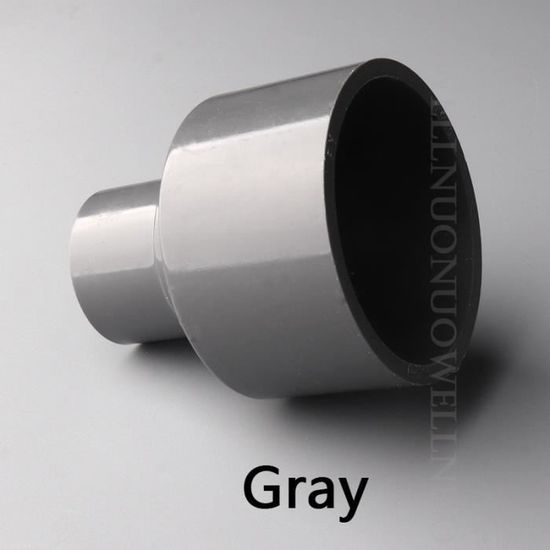 Adaptateur Réducteur Excentrique En PVC Pour Tuyau D’Eau – Connexion Droite, Idéal Aquarium & Jardinage