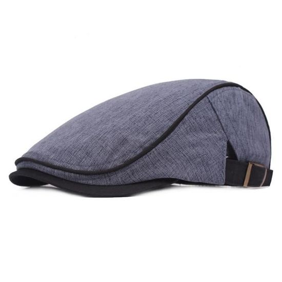 Béret Newsboy En Peluche - Chapeau Automne-Hiver Homme, Tour De Tête 56-60 Cm - Style Décontracté Élégant