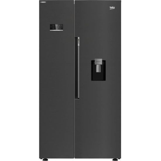 Beko Réfrigérateur américain 91cm 576l nofrost noir - GN163241DXBRN