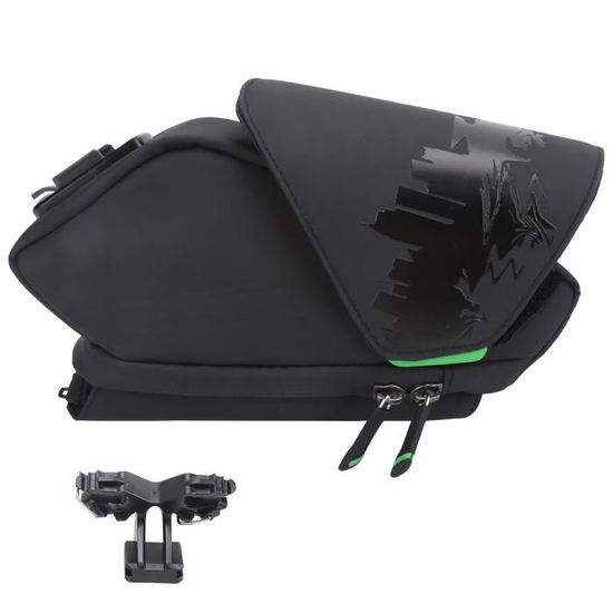 Sacoche De Selle Vélo étanche 5L, Bandes Réfléchissantes, Pour VTT/route, Multicolore