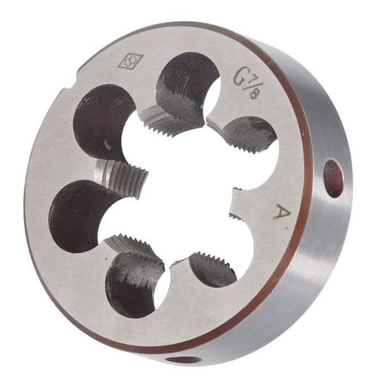 Filière Ronde 6#-32 UNC En Acier Allié - Pour Filetage Externe Métal Et Plastique, Diamètre 20mm, épaisseur 5mm - 6