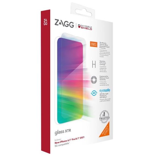 Film Protection écran IPhone 12 | Anti-chocs 360°, Fin Et Résistant, Couleur Shadow Black - 4