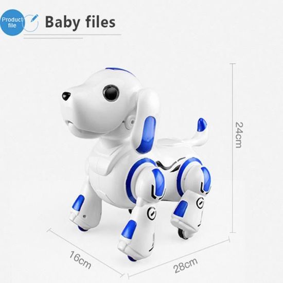 ROBOT CHIEN INTELLIGENT Télécommandé Danse Chante Tire 6 Ans Plus